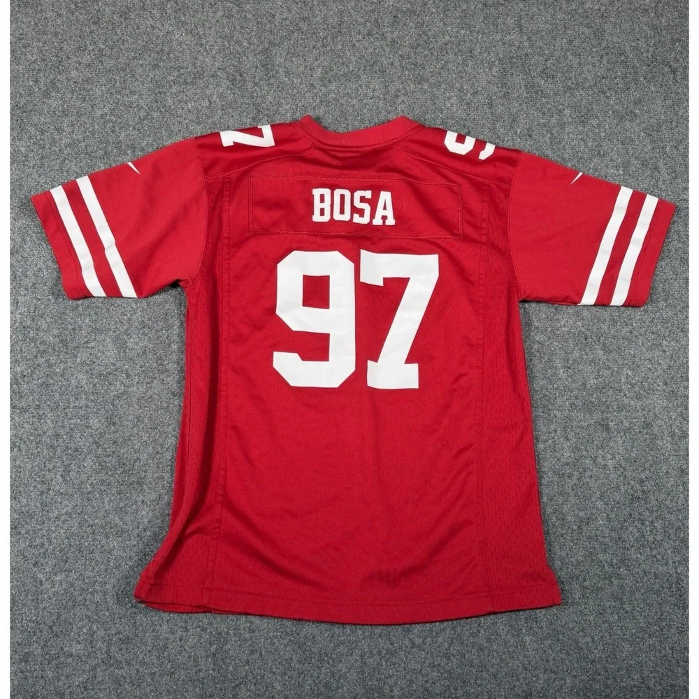 Nike San Francisco 49ers Nick Bosa #97 NFL Game Jersey Youth Large (14-16) Red